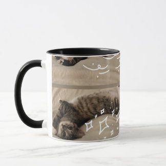 Aardige Kitten Ansichtkaart Mok