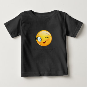 Aardige knipogende Emoji-gezicht - wees altijd gel