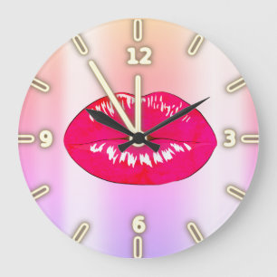 Aardige Koele Trendy Ombre Lippen Grote Klok