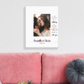 Aardige Koppel Custom Foto Canvas Afdruk (Insitu (Woonkamer))