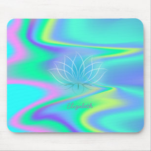 Aardige Lotus, Holografische Regenboog Muismat