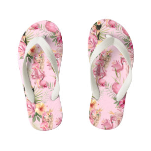 Aardige Meisjes En Flamingo's  Kinder Teenslippers