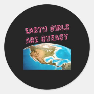 Aardige meisjes zijn grappige feministische T-shir Ronde Sticker