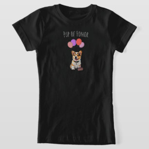 Aardige Mooie Moet-Je-Hebben Roze Corgi Verjaardag T-shirt