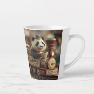 Aardige Pandabeeldje op een Klassieke Speelgoedtre Latte Mok
