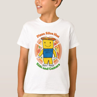 Aardige Pizza Slice Hoed - Kinderen en Gamers T-shirt