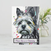 Aardige Puppy Uitnodigingen voor elke gelegenheid (Staand voorkant)