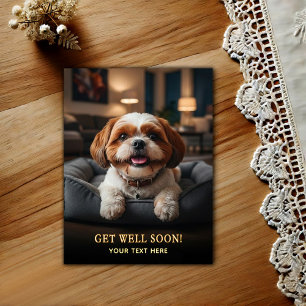 Aardige Shih Tzu Beterschap  Ansichtkaart Briefkaart