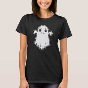 Aardige spookachtige cartoon karakter voor Hallowe T-shirt