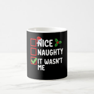 Aardige Stoute Het Was Niet Ik Kerstlijst Familie Koffiemok