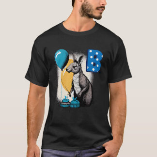 Aardige wallaby met hoofdletter B T-shirt