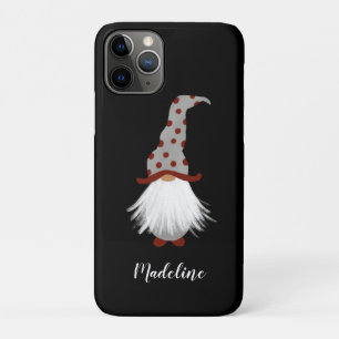Aardige witte baardkabouter met naam iPhone 11 pro hoesje