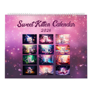 Aardige Zoete Kitten 2026 Agenda Kalender
