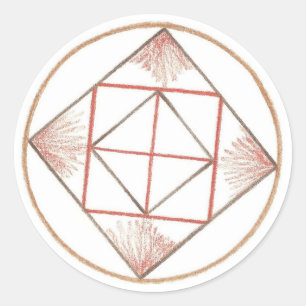 Aarding Mandala Ronde Sticker