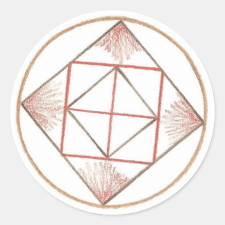 Aarding Mandala Ronde Sticker