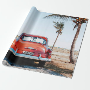 Aardkever naast kokokosbomen cadeaupapier