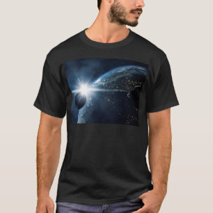 aardmaan en zon t-shirt