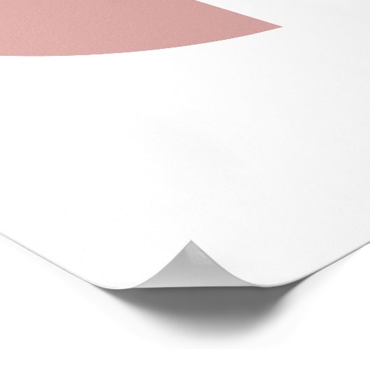 Aardmatig geometrisch ontwerp met modern esthetisc poster (Hoek)