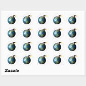 Aardobber Ronde Sticker (Vel)