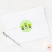 Aardobbers Ronde Sticker (Envelop)