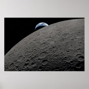 Aardondergang Orion-ruimtevaartuig Artemis-maanmis Poster