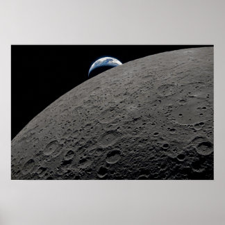 Aardondergang Orion-ruimtevaartuig Artemis-maanmis Poster