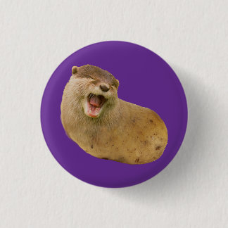 Aardotter Ronde Button 3,2 Cm