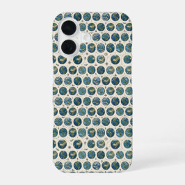 Aardpatroon iPhone 16 Hoesje