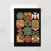 aardrijk bedankkaart (Voorkant / Achterkant)