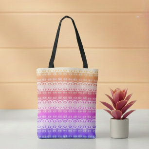 Aardrooster Regenboog Zomer Tote Draagtas
