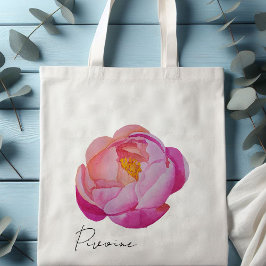 Aardroze pijlstaart tote bag
