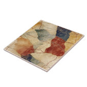 aards marmeren toonpatroon tegeltje (Zijkant)