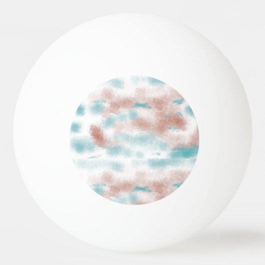 Aardse aarde Toon Wolken Ping Pong Ball (Voorkant)