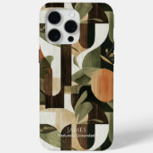 Aardse Abstracte Natuur-Geïnspireerde Moderne Case-Mate iPhone Case (Achterkant)