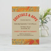 Aardse Bamboo Art  Print Sinaasappel Kaart (Staand voorkant)