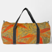 Aardse Bamboo Art  Print Sinaasappel Plunjezak (Voorkant)