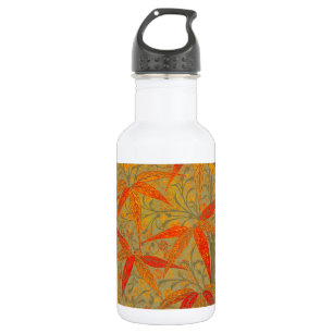 Aardse Bamboo Art  Print Sinaasappel Waterfles