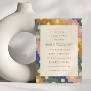 Aardse Boho Chic  Vrijgezellenfeest Kaart