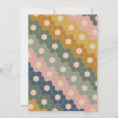 Aardse Boho Chic Vrijgezellenfeest Kaart (Achterkant)