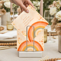 Aardse Boho Regenboog Baby Shower