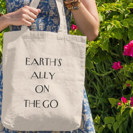 Aardse Bondgenoot op de Go Duurzaam Eco Living Tote Bag