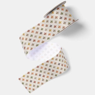 Aardse boslandschappen Fleur-de-lis ontwerp Licht Lint