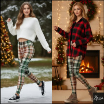 Aardse Bruine Groene Khaki Flanel Plaid