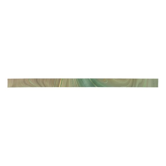 Aardse Emerald Strata | Groene en Gouden Inkt Agaa Lint (Voorkant)