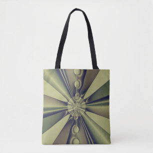 Aardse Geometrische Abstracte Moderne Kunst Draagtas