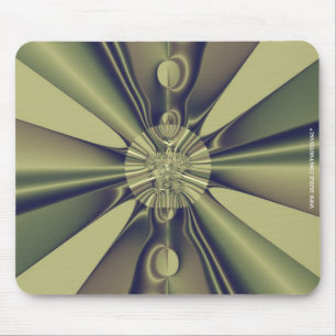 Aardse Geometrische Abstracte Moderne Kunst Muismat