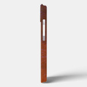Aardse gestructureerde glazen abstracte kunst oran Case-Mate iPhone case (Achterkant / Links)