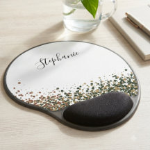 Aardse groene en bruine waterverfconfetti stippen