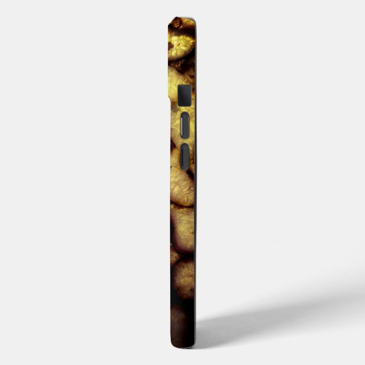 Aardse Groene Kwarts Agaat monogram Case-Mate iPhone Case (Achterkant / Links)