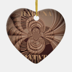 Aardse Hakuna Matata Art Print Keramisch Ornament